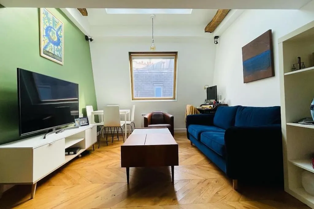 Apartment Bright Duplex On The Top Floor - Close To Opera Paris France